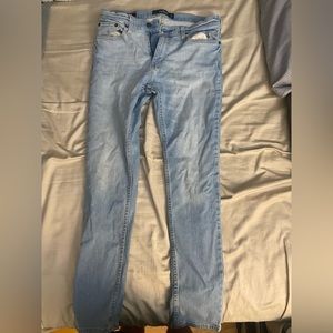 Hollister Light Blue Skinny Jeans 31 W 32 L